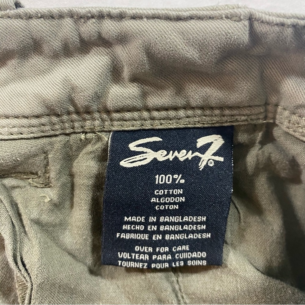 Seven 7 Pants Versatile Green Chino Pants with Regular Fit - Picture 3 of 9